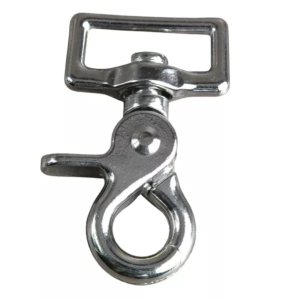 Trigger Snap 5/8" Inch Square Eye Swivel Nickle Plate Industrial Grade Rust Resistant Pair