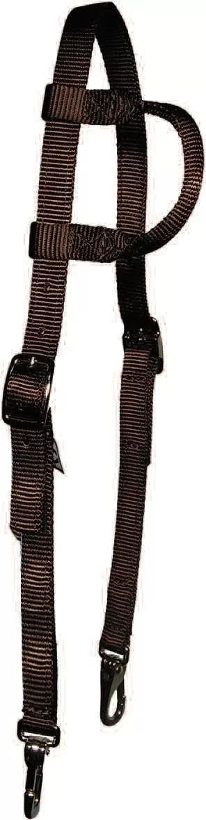 Triple E Nylon Slip Ear Headstall With Snap Ends