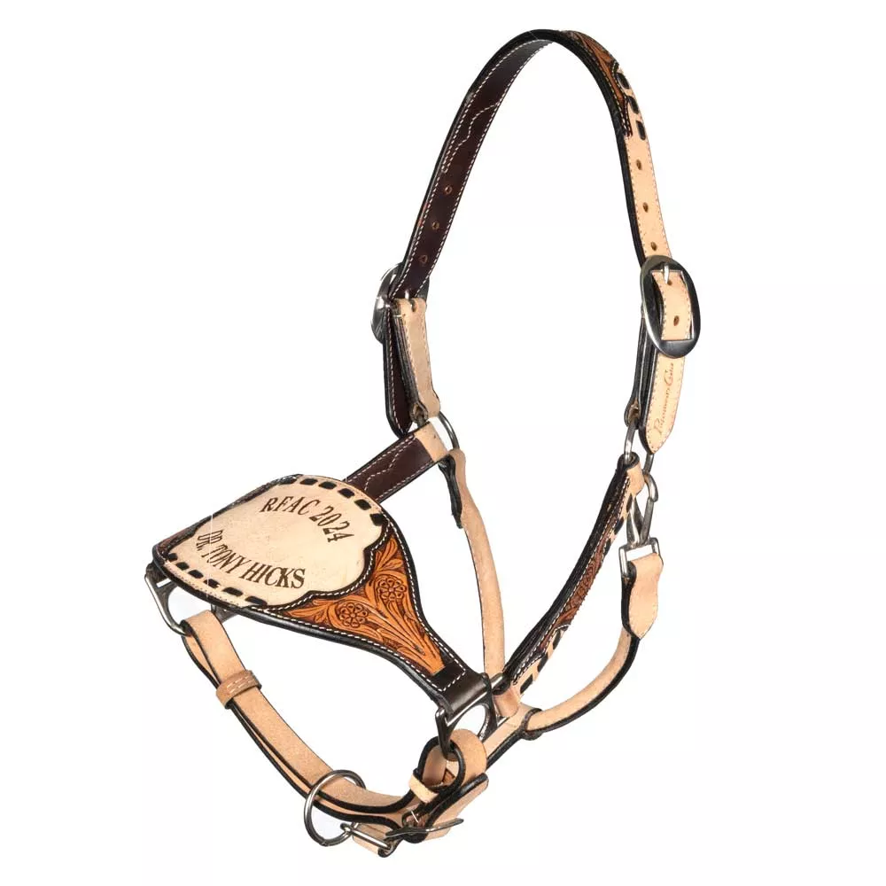 Trophy Bronc Nose Leather Halter