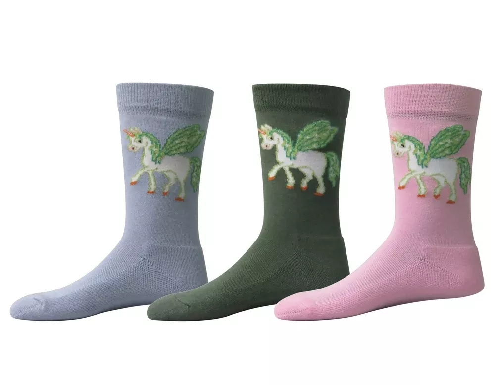 Tuffrider Kids' Unicorn Ankle Socks