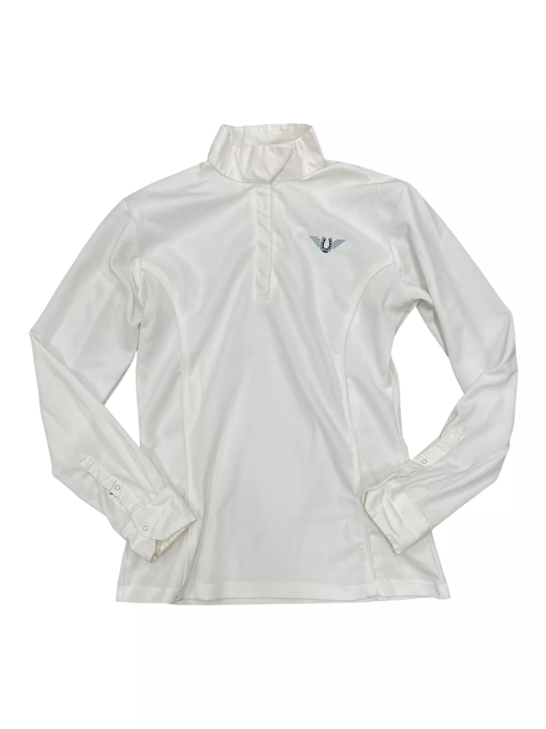 Tuffrider LS Show Shirt - White - M - USED
