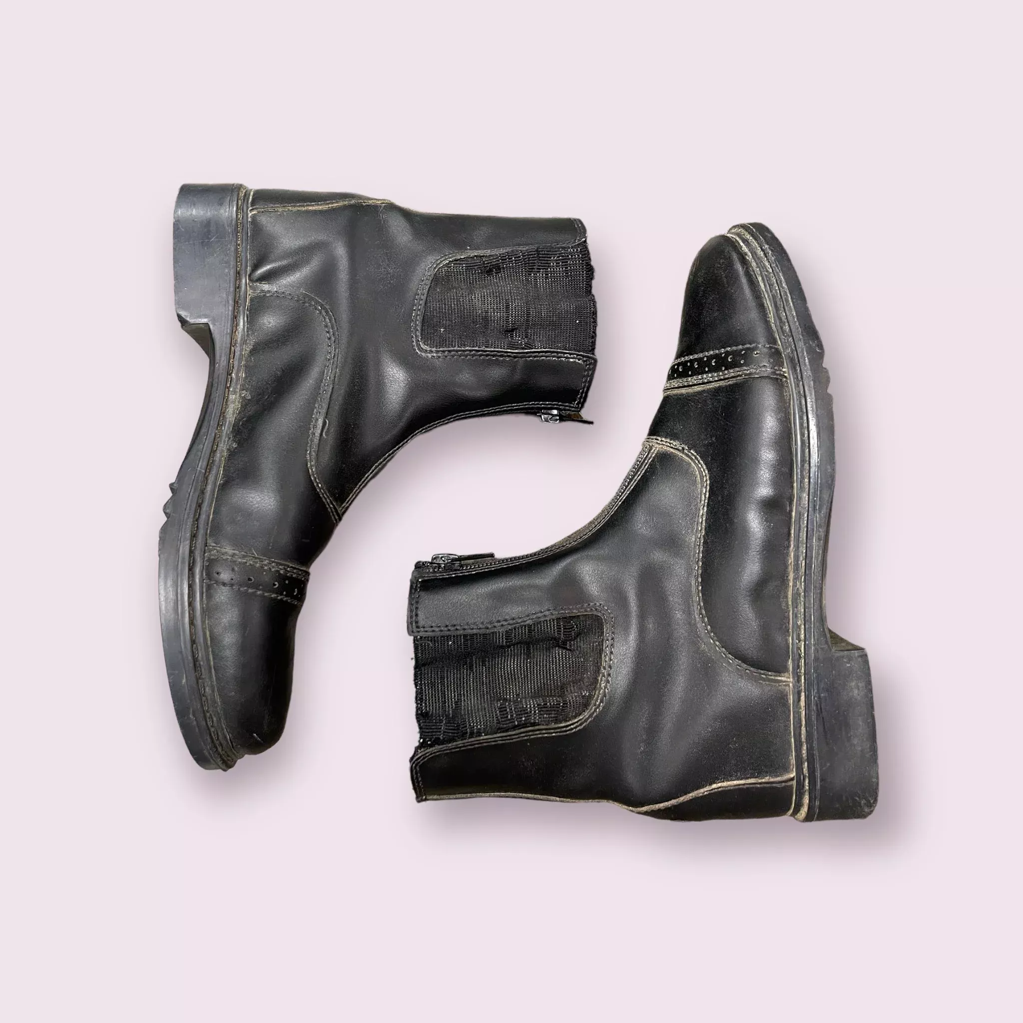 Tuffrider paddock boots - black size 5 - USED