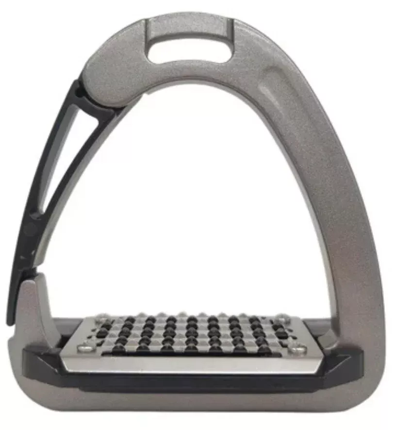 TuffRider Tech Safety Stirrups in Silver- 4"