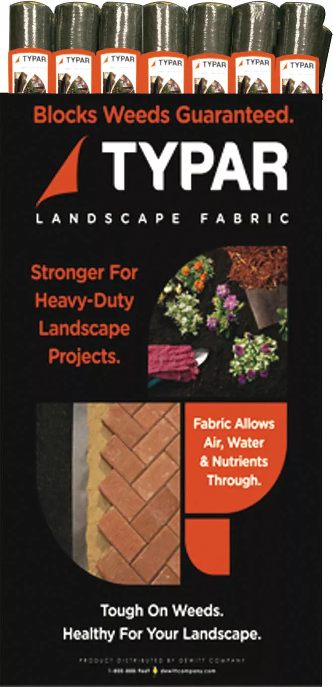 Typar Premium Landscape Fabric, Black, 3 x 50 ft
