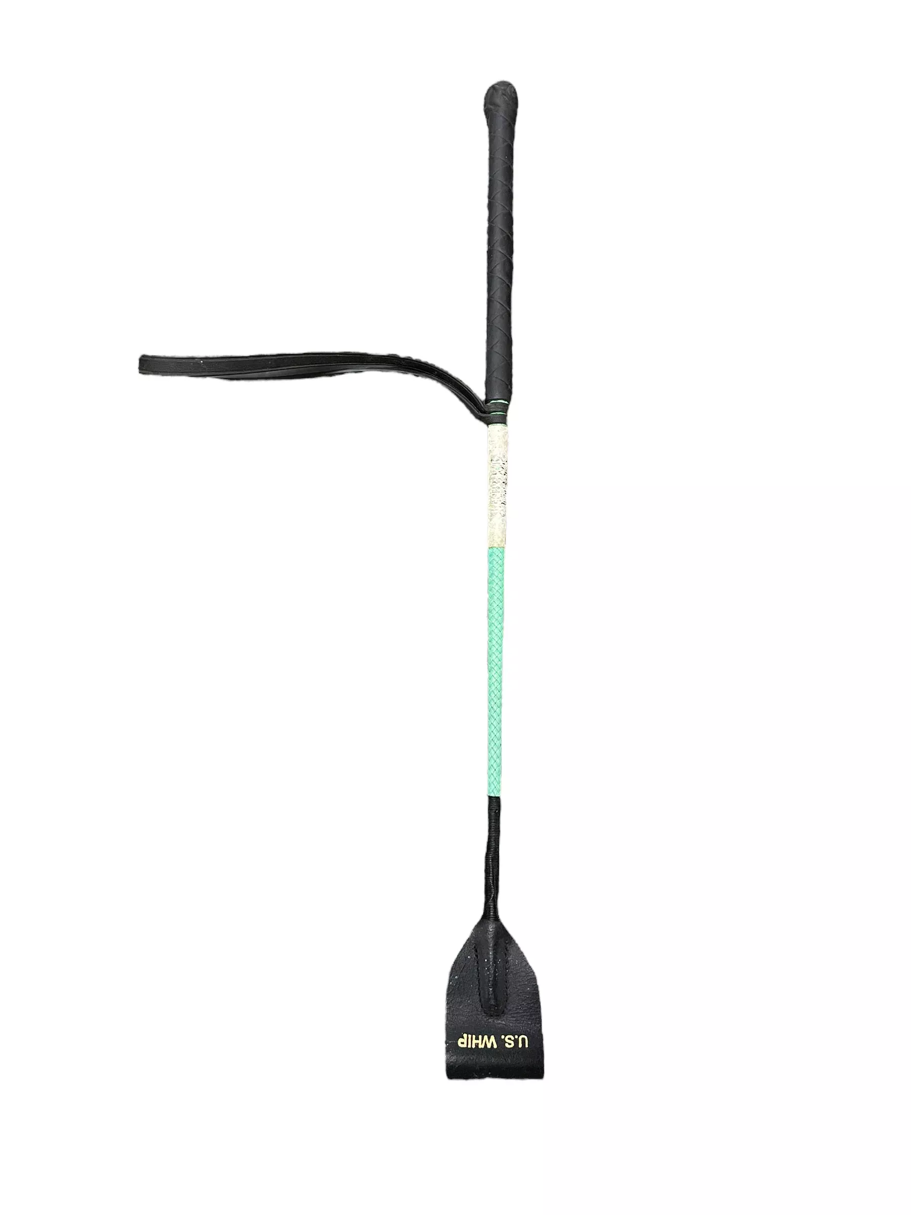 "U.S Whip" Crop - Mint Green - 19" - USED