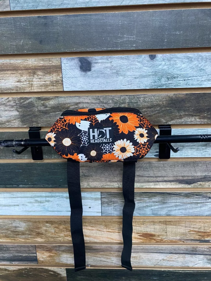 USED Hot Headstalls Halloween Saddle SackOrange