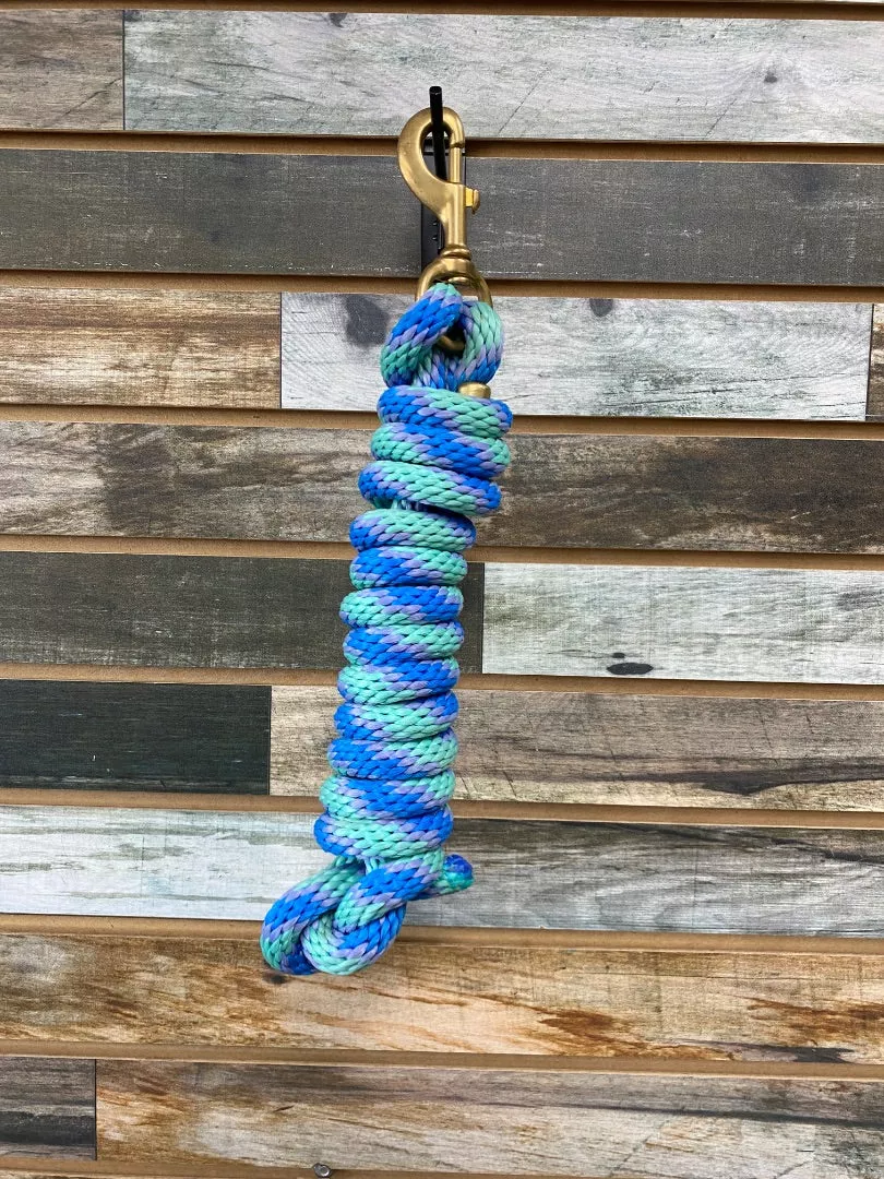 USED None Lead Rope Horse Blue/Green/Purple