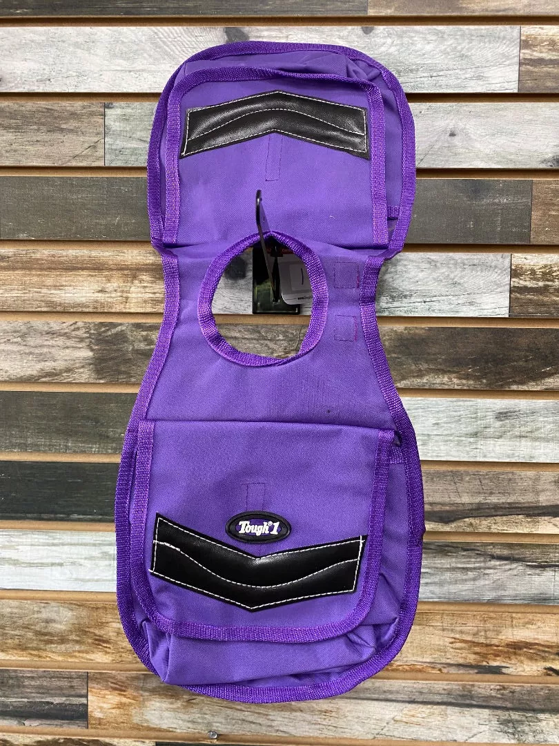 USED (NWT) Purple Tough1 Nylon Pommel Bag