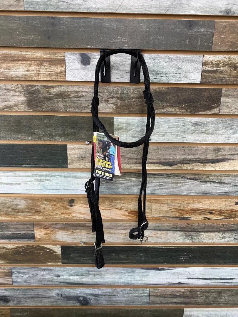 USED (NWT) Weaver Western Nylon Headstall Horse Black