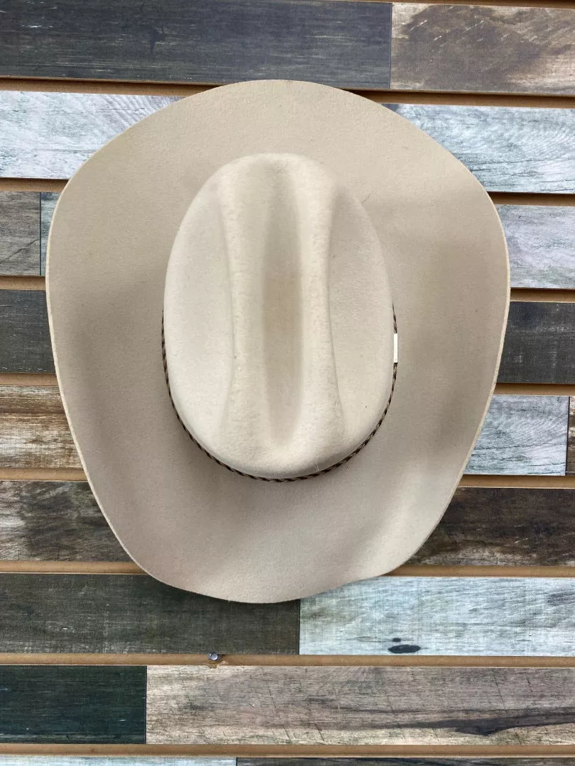 USED Resistol 3X Cowboy Hat 7 Tan