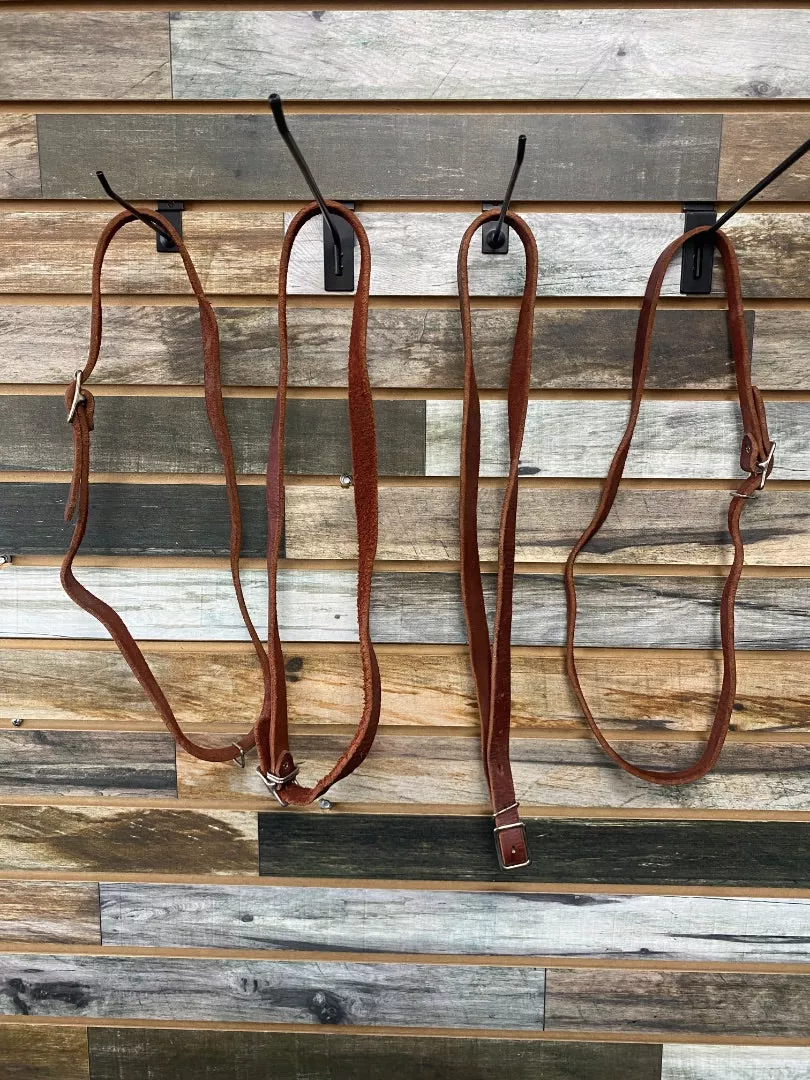 USED Set of 4 Packing Saddle Leather Straps | Medium Oil