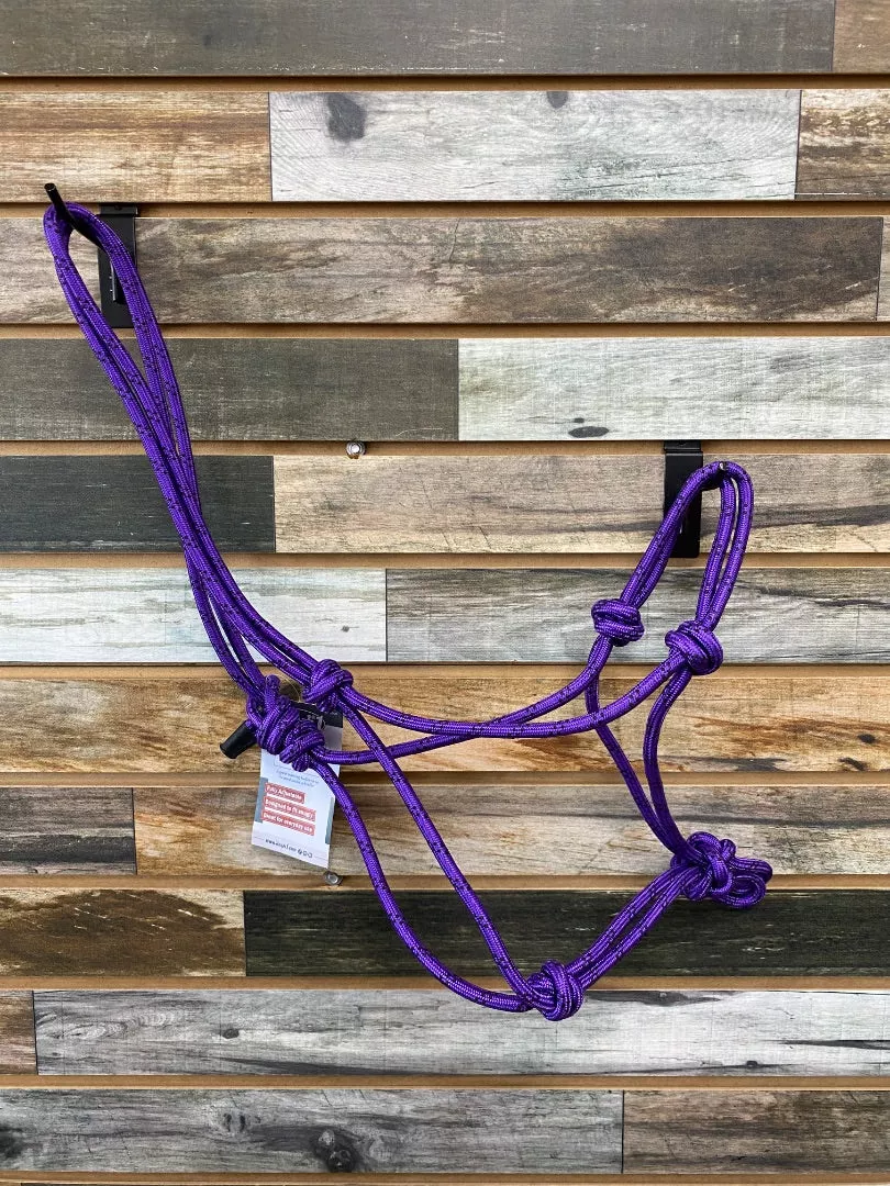 USED Tough1 Rope Halter Horse Purple