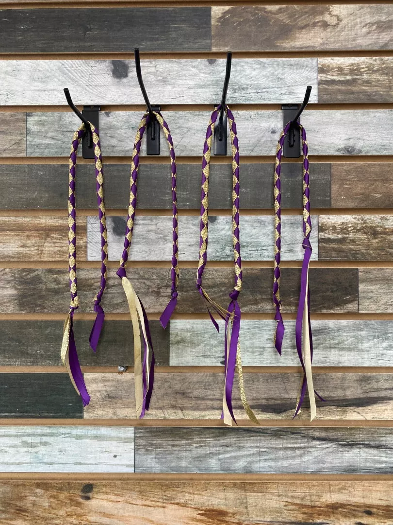 USEDCustom Mane RibbonsPurple/Gold