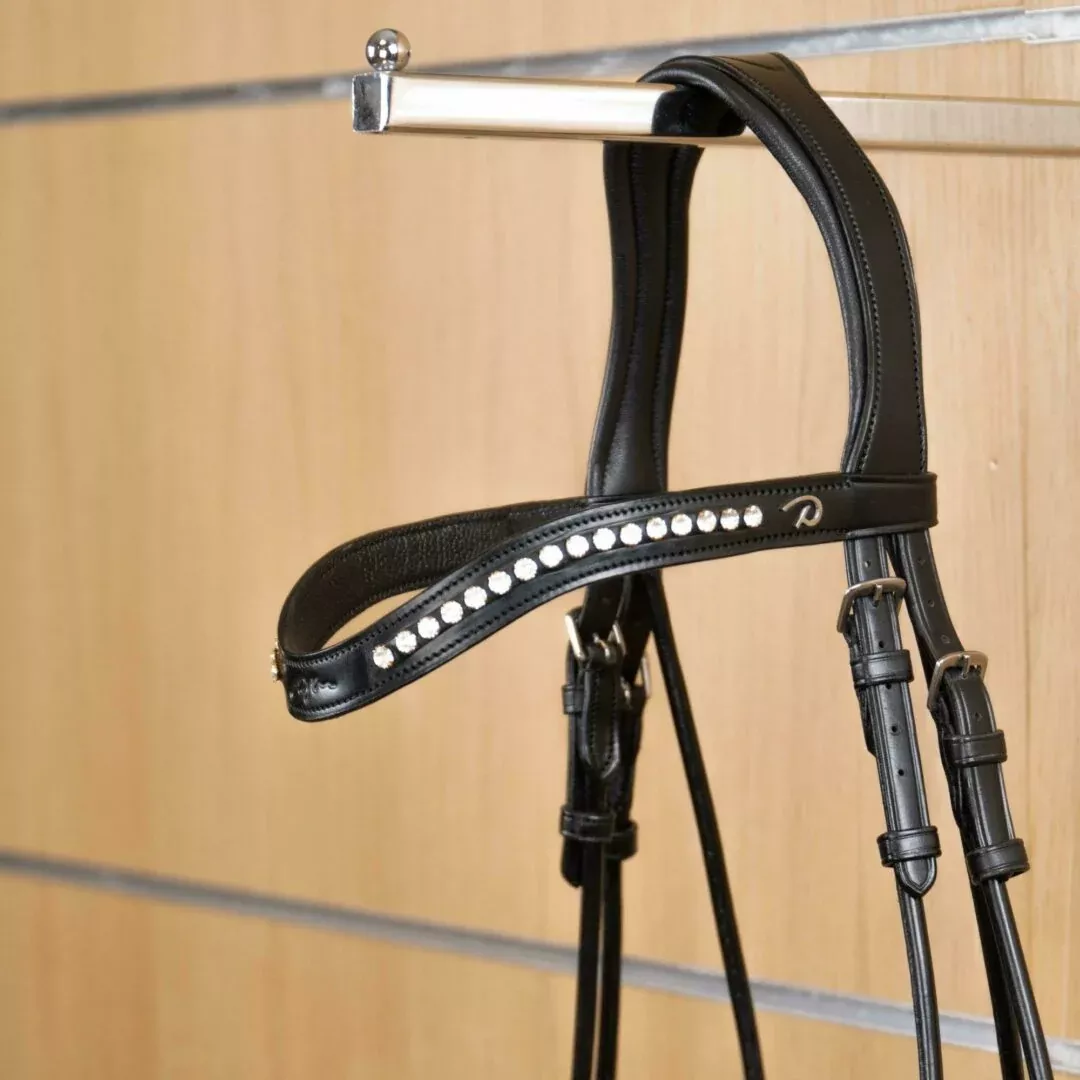 V-Shaped Half Swarowski Browband