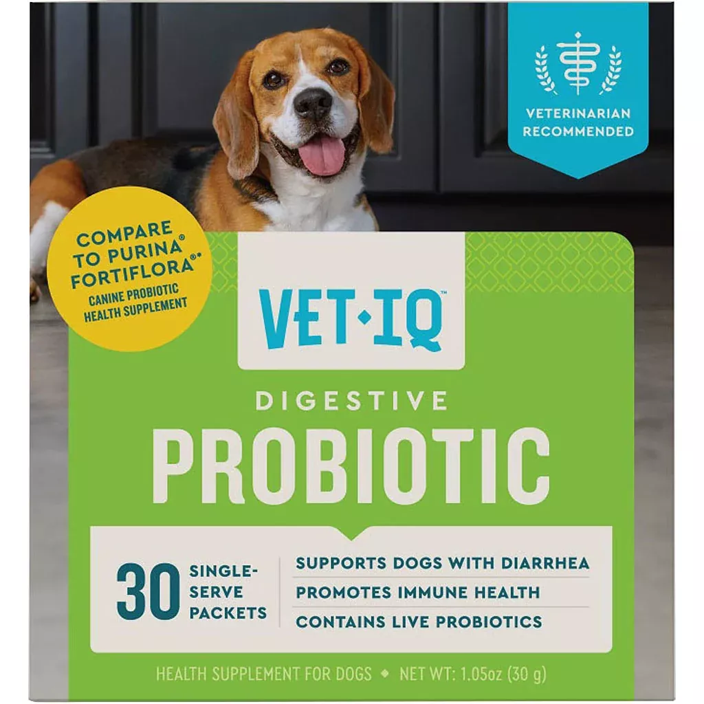 VetIQ Probiotic Powder Stick for Dogs, 30 Count