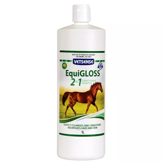 Vetsense Equigloss 2 in 1 Shampoo