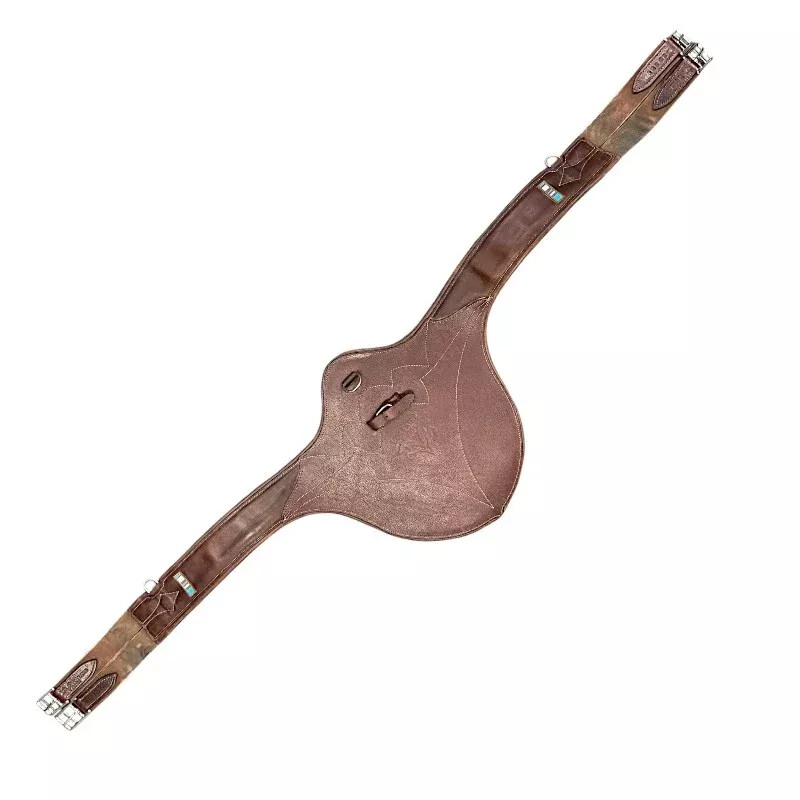 Voltaire Design Long Belly Guard Girth in Brown - 58"