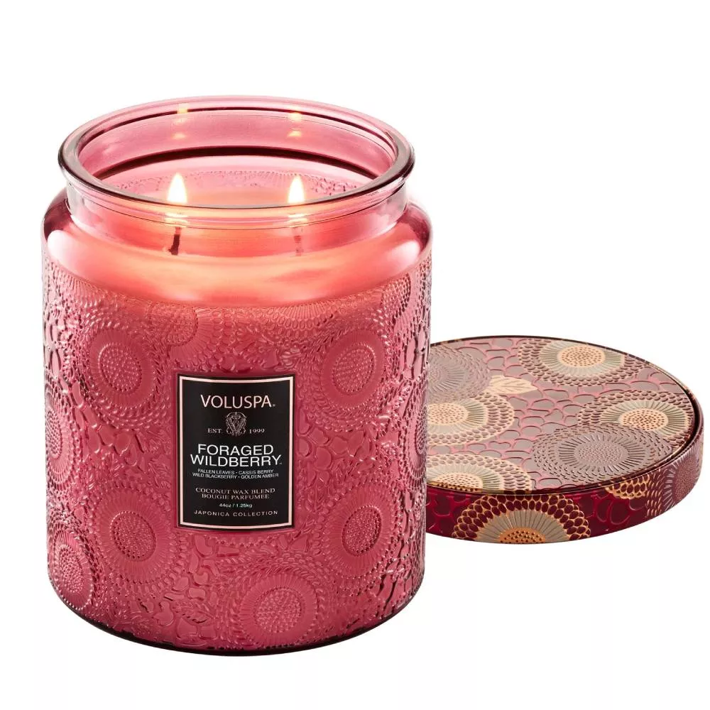Voluspa Foraged Wildberry Luxe Jar Candle