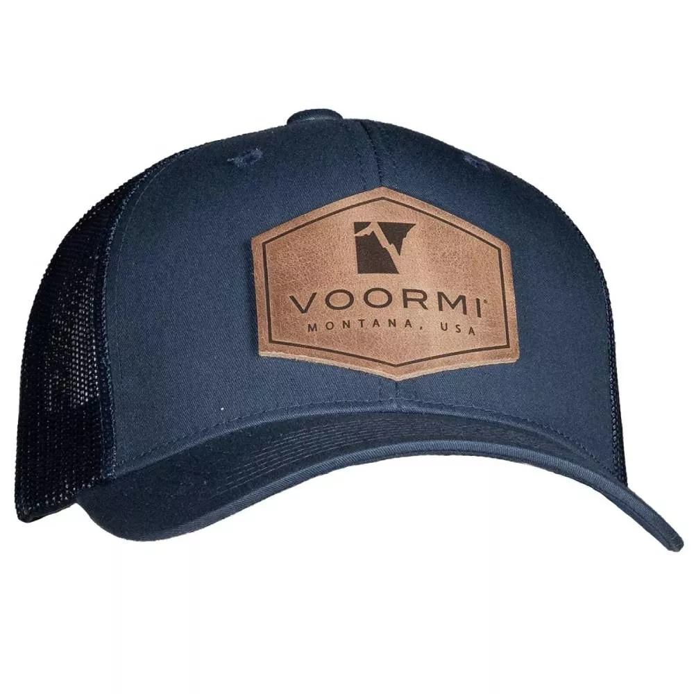 Voormi Leather Patch Hat - Denim