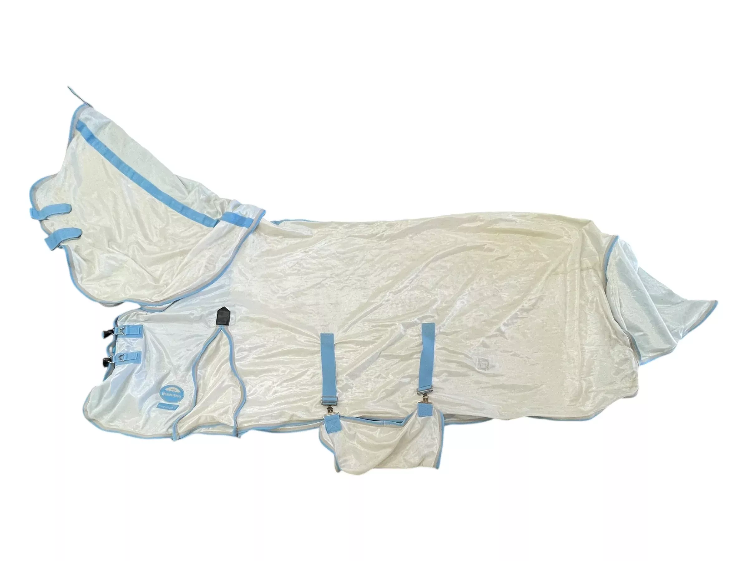 Weatherbeeta Supafly Fly Sheet - White/Blue - 78 - USED