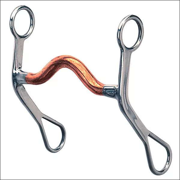 Weaver All Purpose Horse Curb Bit Medium Port Copper Mouthpiece