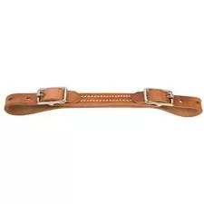 Weaver Harness Flat Harness Leather Double Buckle Curb Strap
