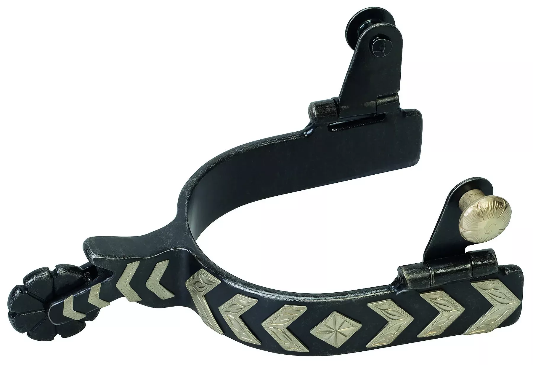 Weaver Ladies German Silver Chevron Trim Spur