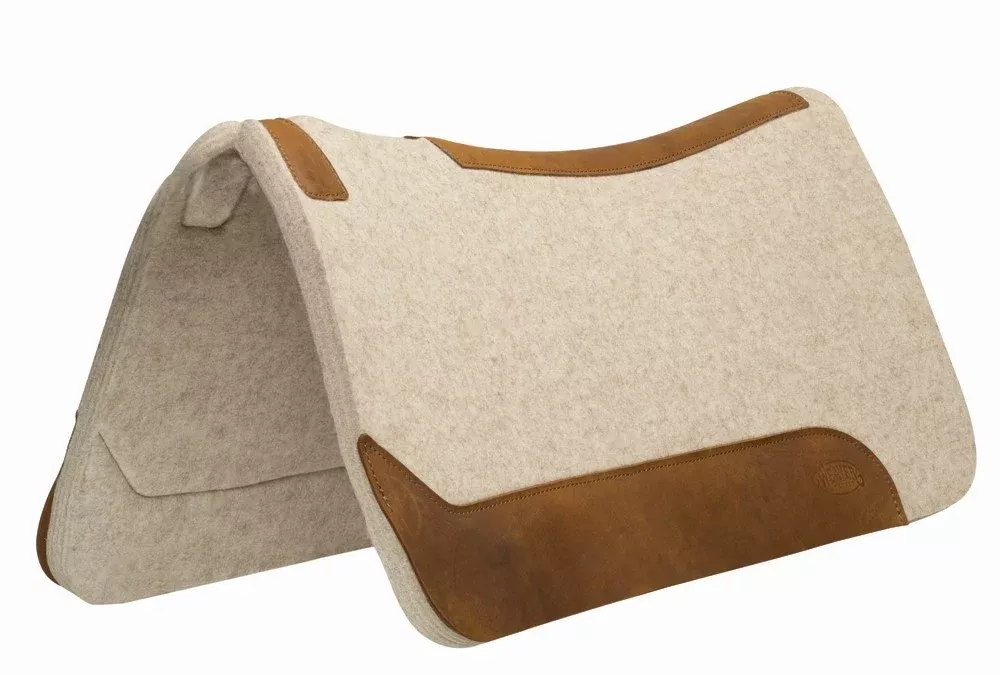 Weaver Leather Contoured Wool Blend FeltSaddle Pad