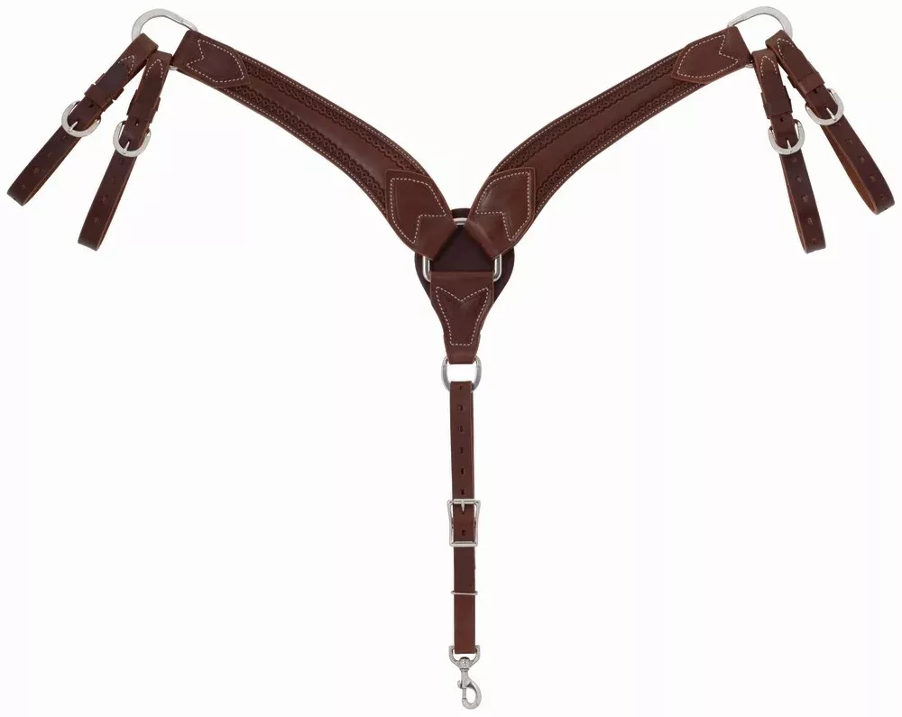 Weaver Leather Synergy Mayan Roper Hand-Tooled Breast Collar