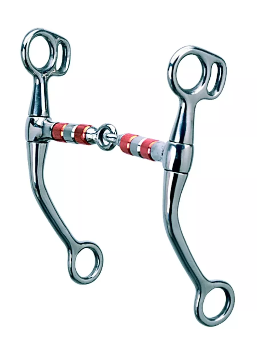 Weaver Leather Tom Thumb Snaffle With Roller Mouth