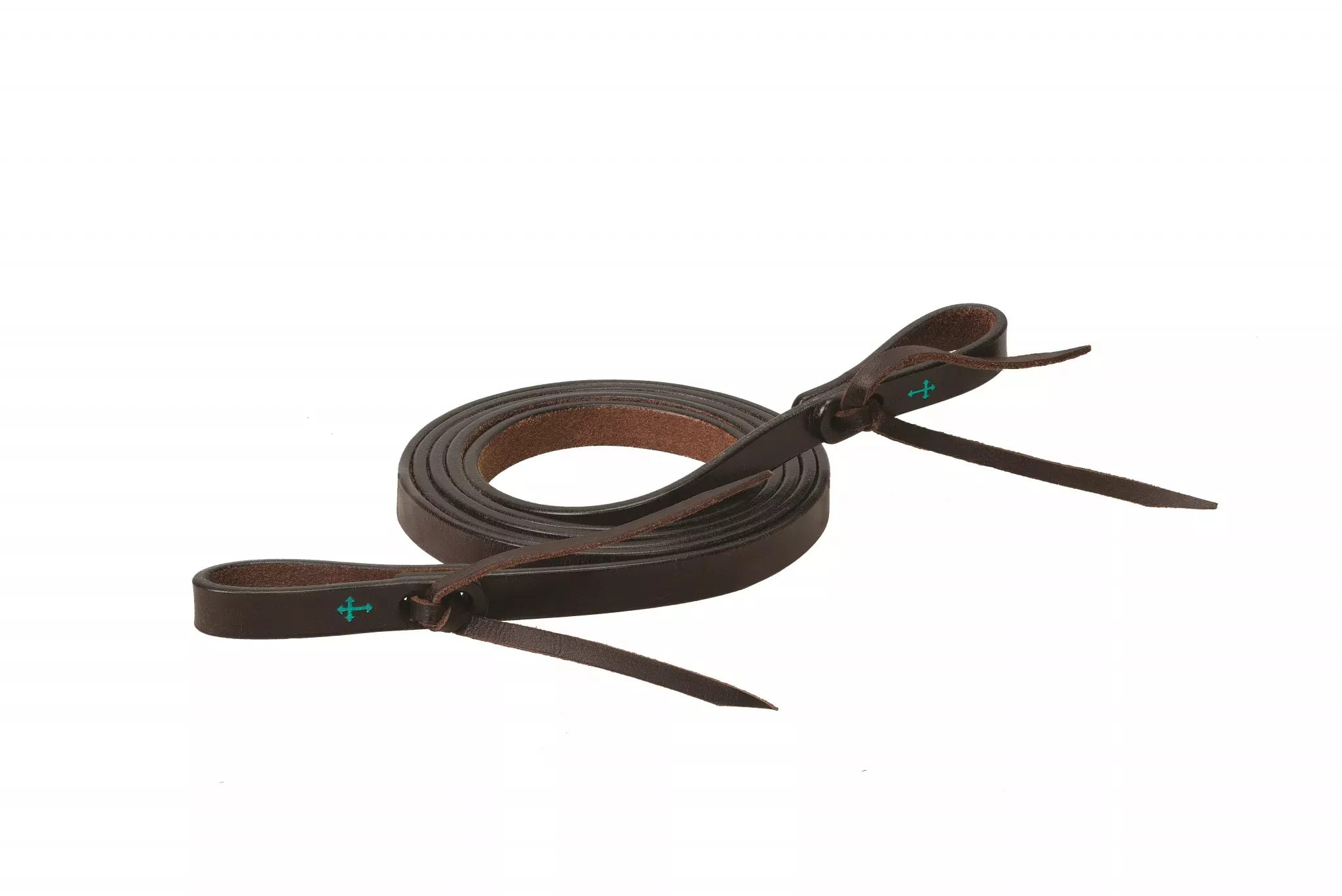 Weaver Turquoise Cross Skirting Leather Roper Reins