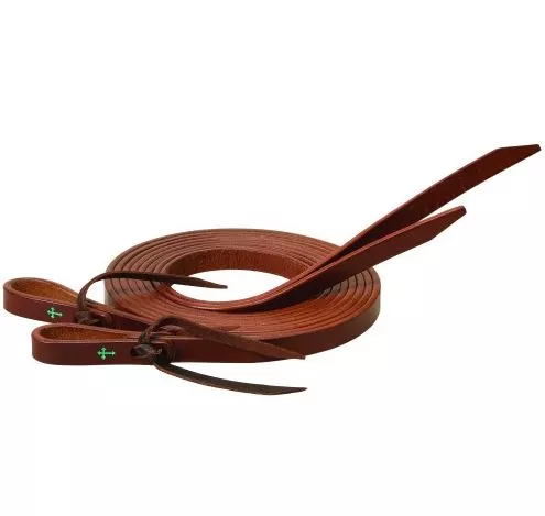 Weaver Turquoise Cross Skirting Leather Split Reins