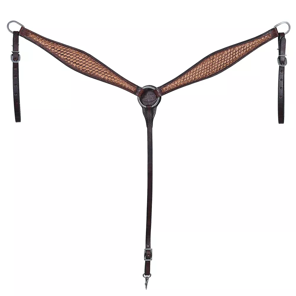 Western American Leather Breast Collar