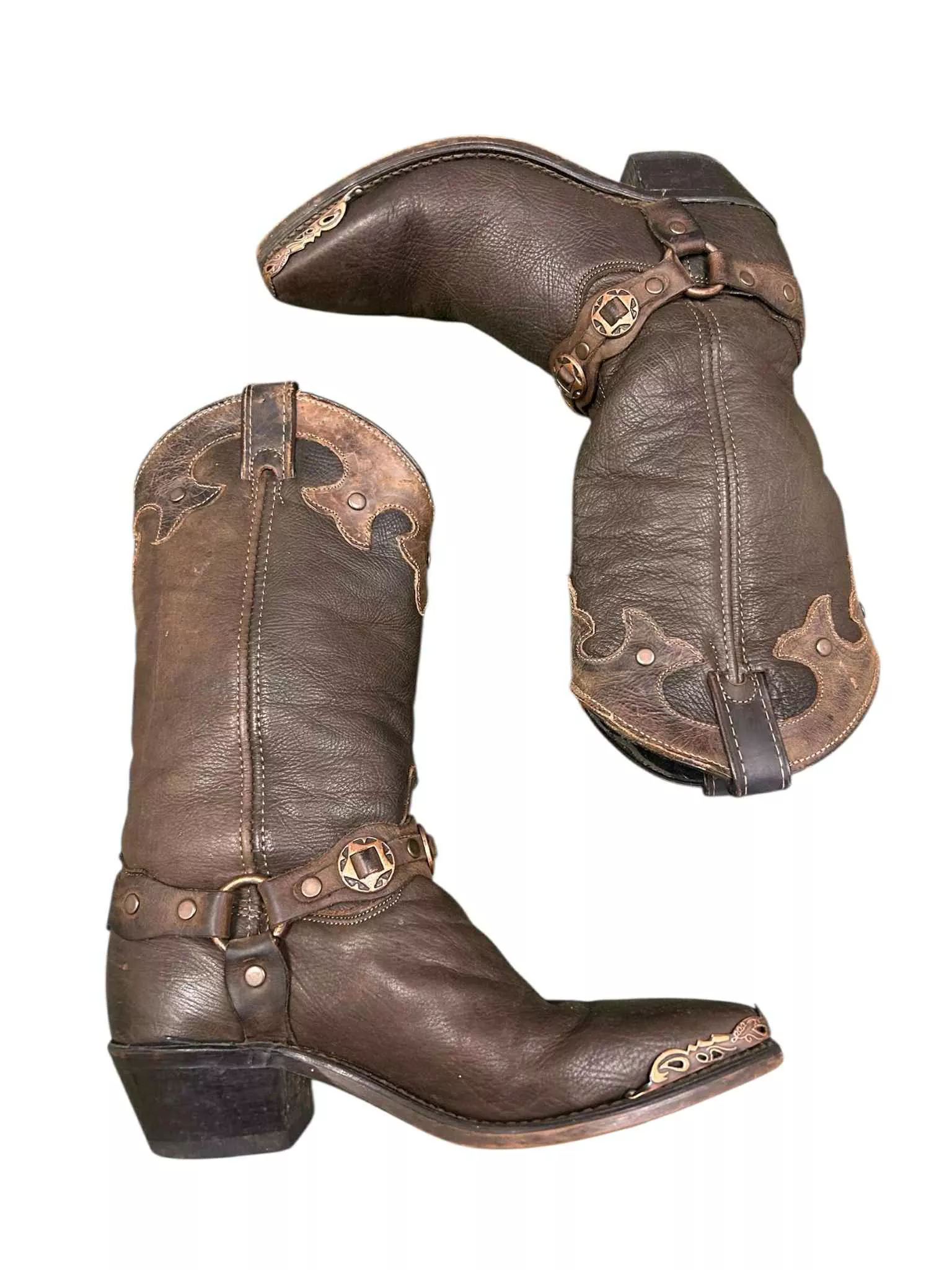 Western Boots - 6.5M - Brown - USED