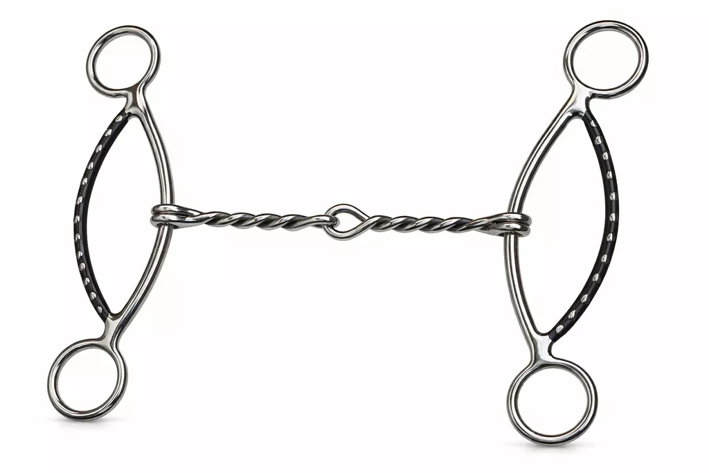 Western Copper Roller Mouth Aluminum Engraved Comfort Snaffle Bit 35634