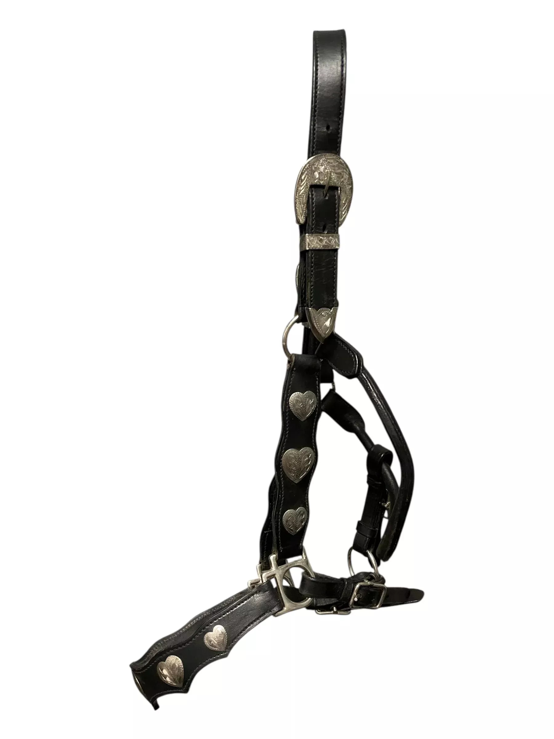 Western Show Halter - Black/Silver - Est. F/S - USED
