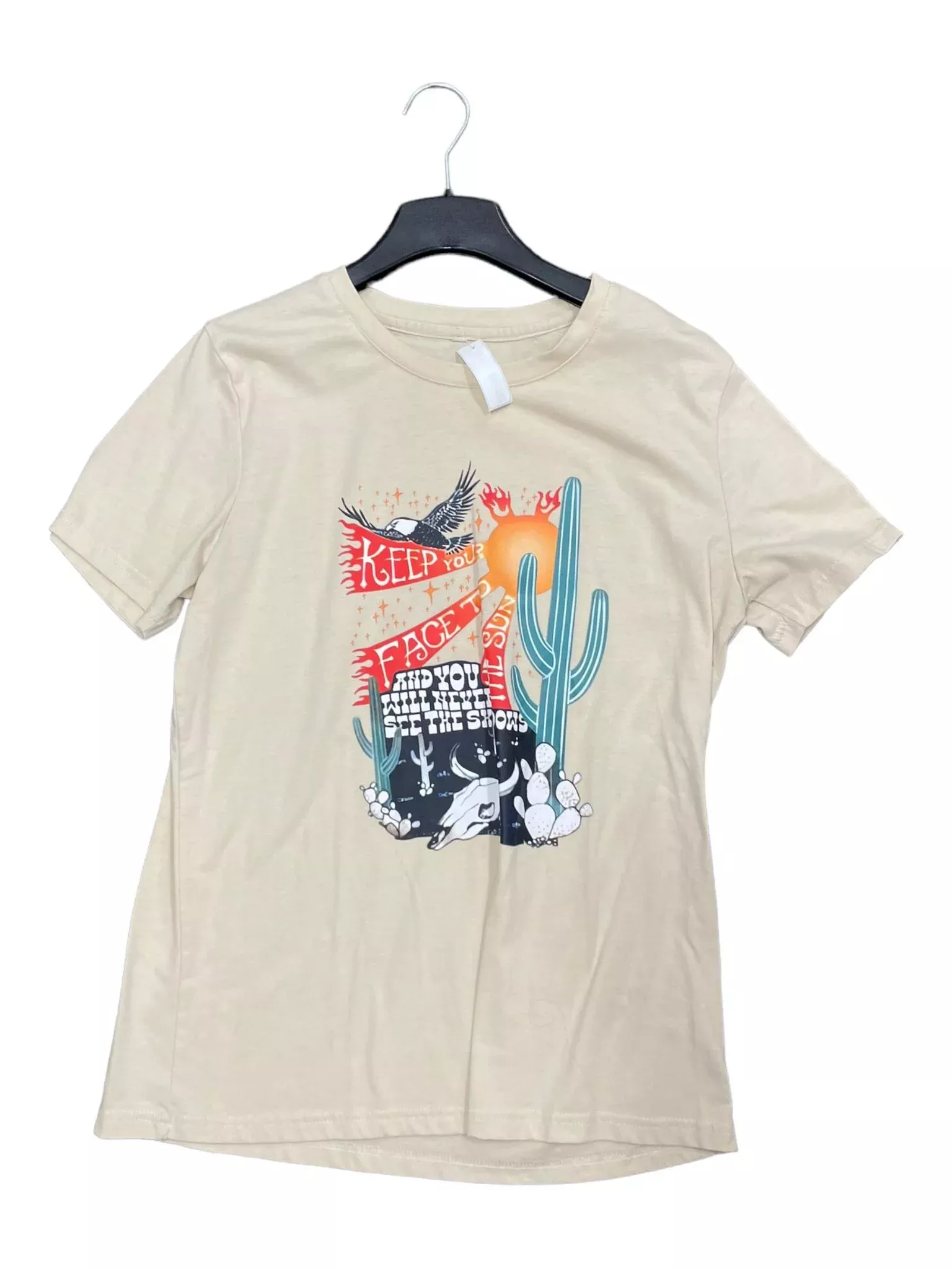 Western Tee - Yellow M - USED