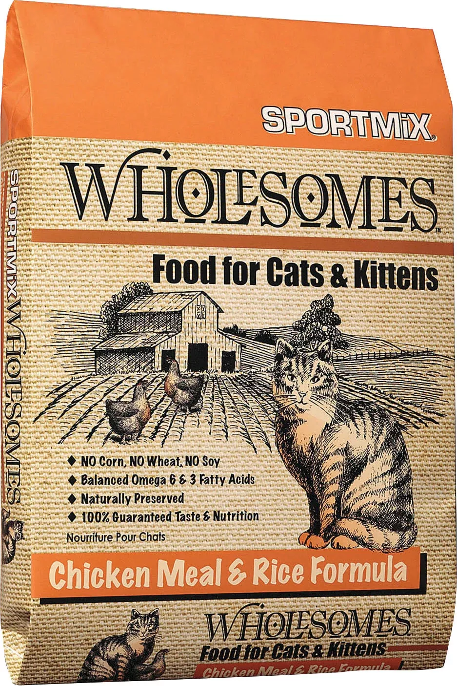 Wholesomes Cat Food 15 lb Chicken/Rice
