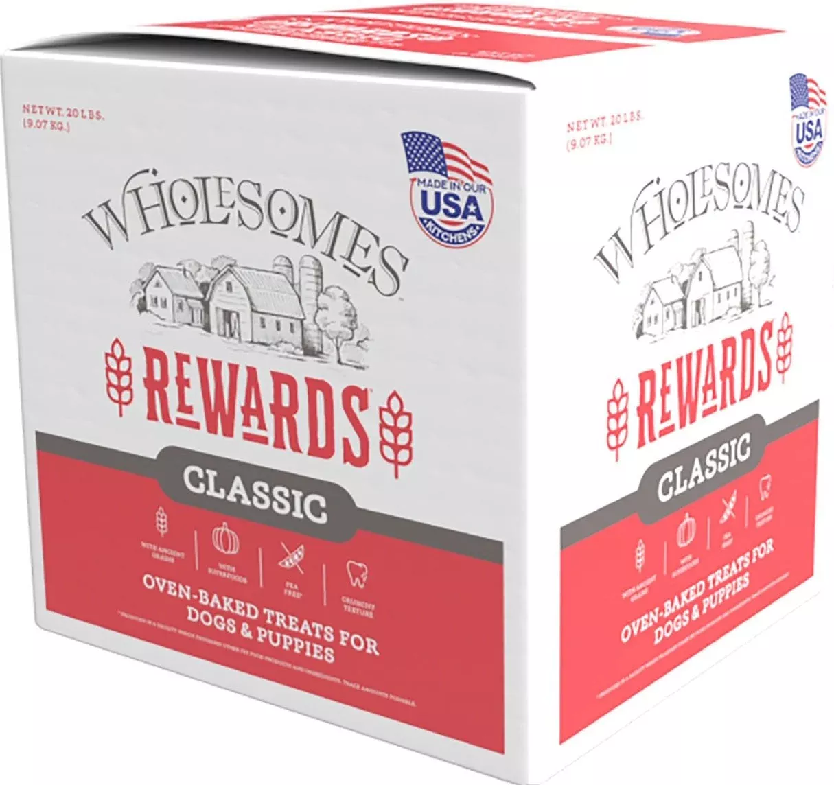 Wholesomes Rewards Classic Original Biscuits, Large, Chicken, 20 lb