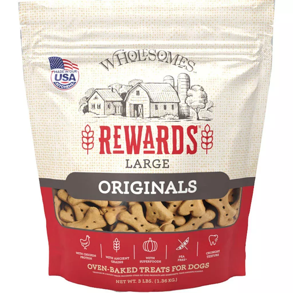 Wholesomes Rewards Classic Original Biscuits, Large, Chicken, 3 lb