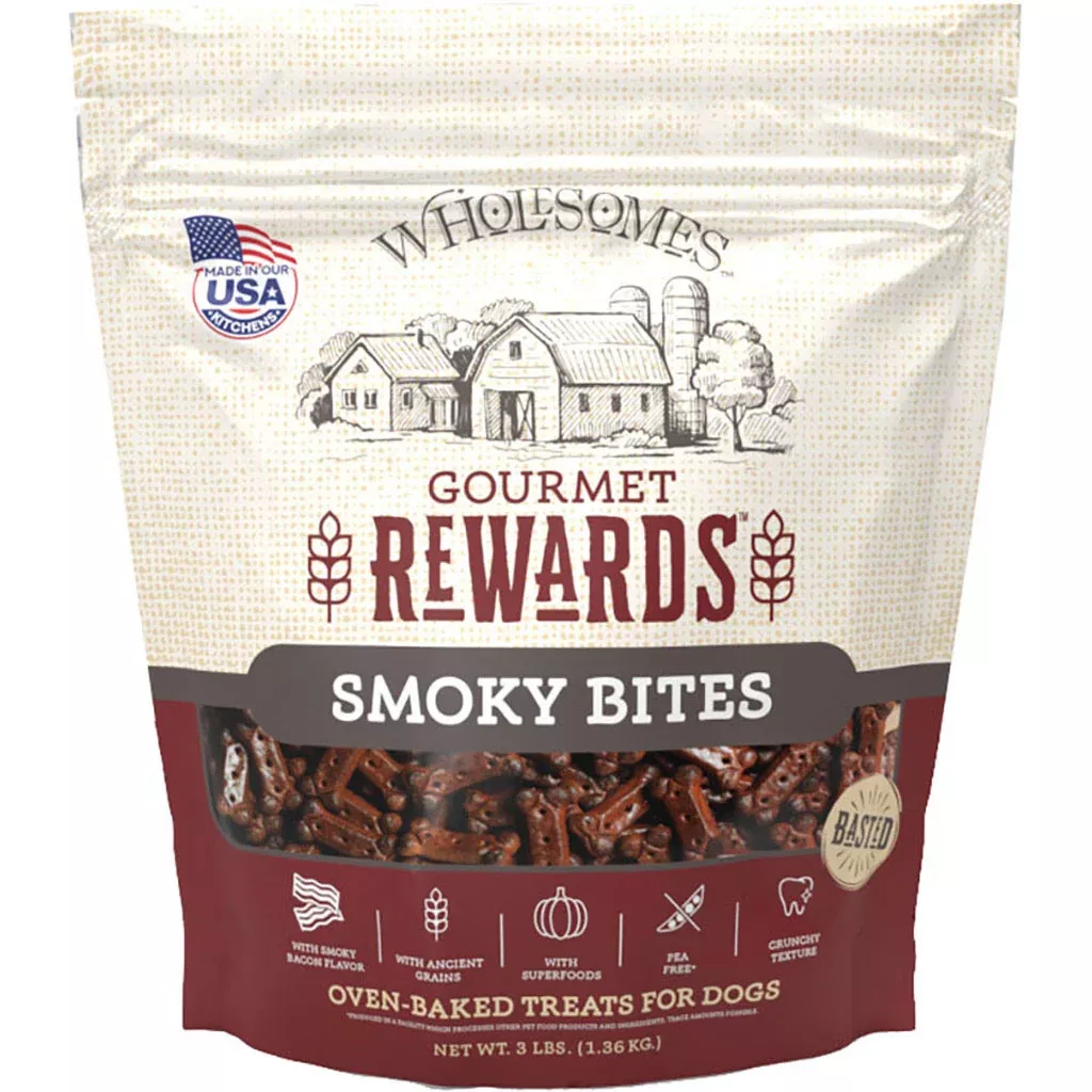 Wholesomes Rewards Gourmet Biscuits 3 lb, Bacon