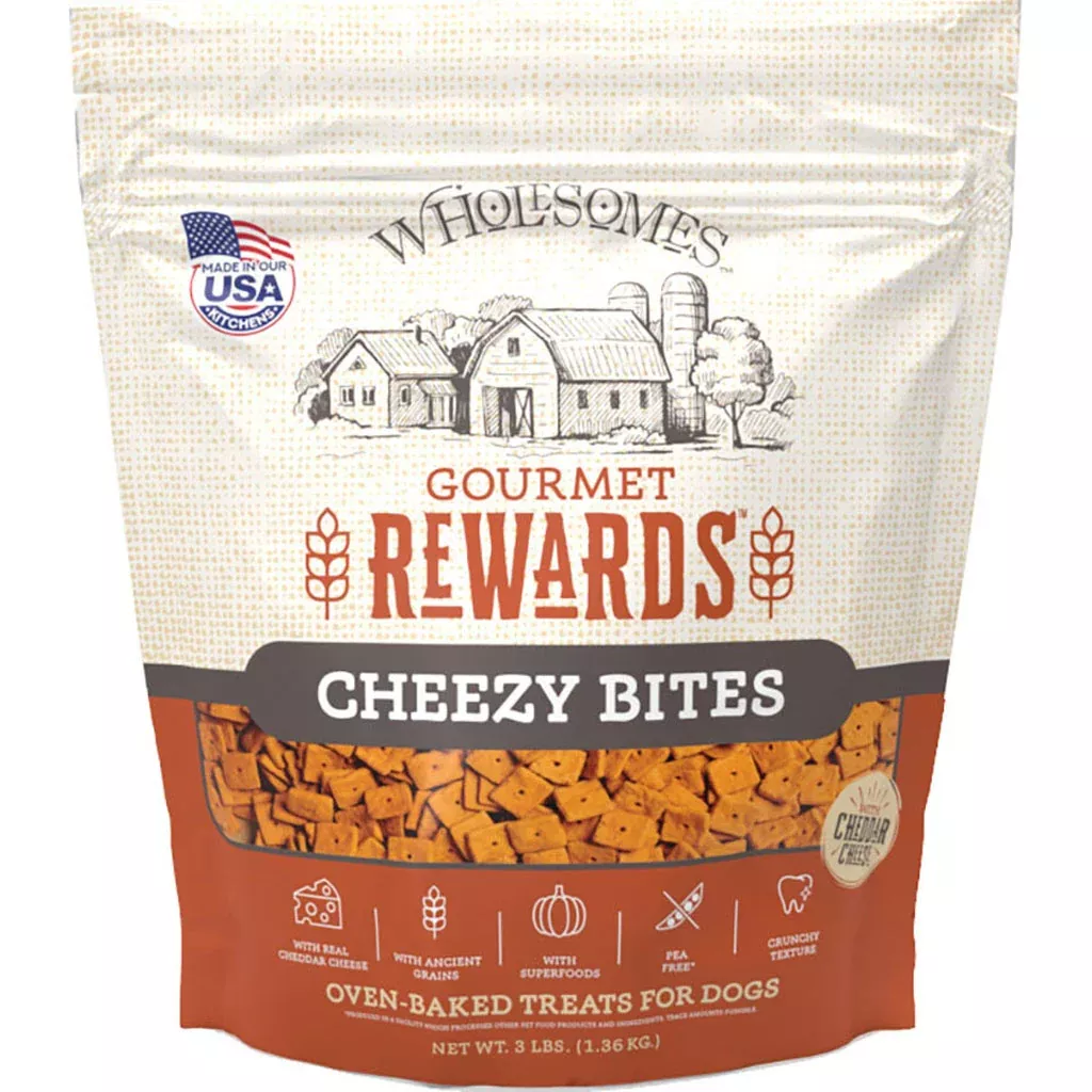 Wholesomes Rewards Gourmet Biscuits, Cheddar Cheese, 3 lb