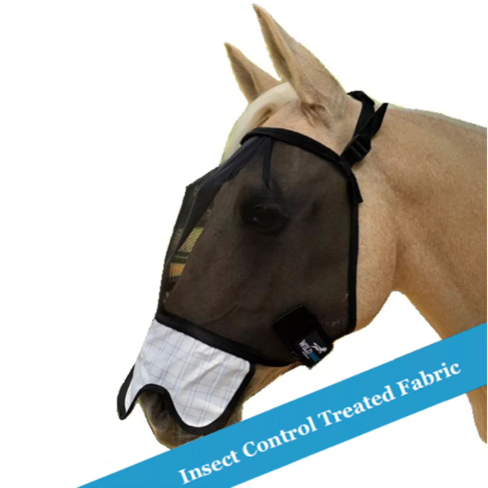 Wild Horse 3 Dart Mesh Fly Veil with Insect Control Ripstop Nose