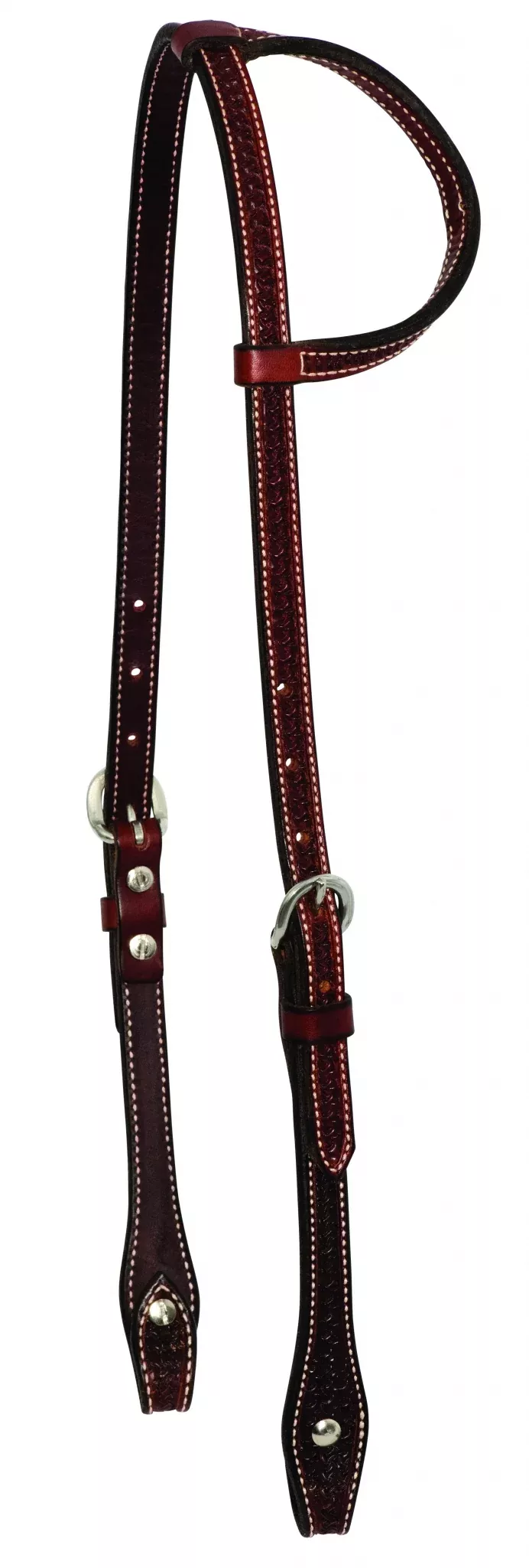 Wildfire Saddlery Leather Spider Stamp Single Ear Headstall