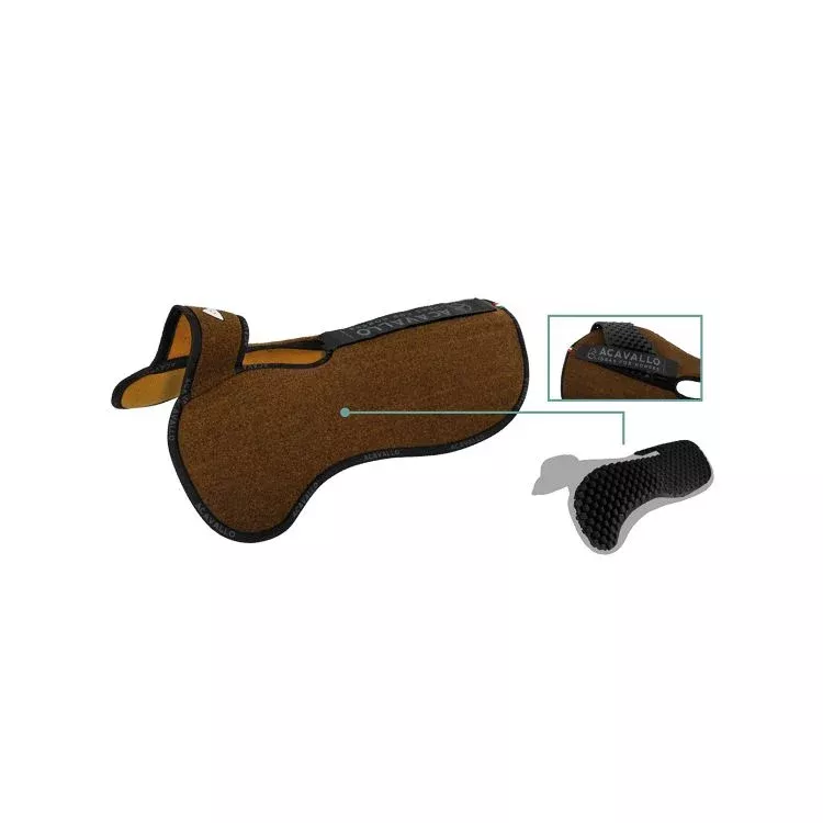 Withers Free Front Riser Configuration Pad with Double Felt