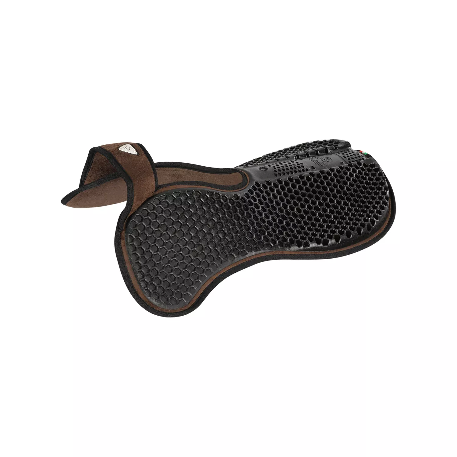 Withers Free Hexagonal Gel Suede Half Pad with Rear Riser