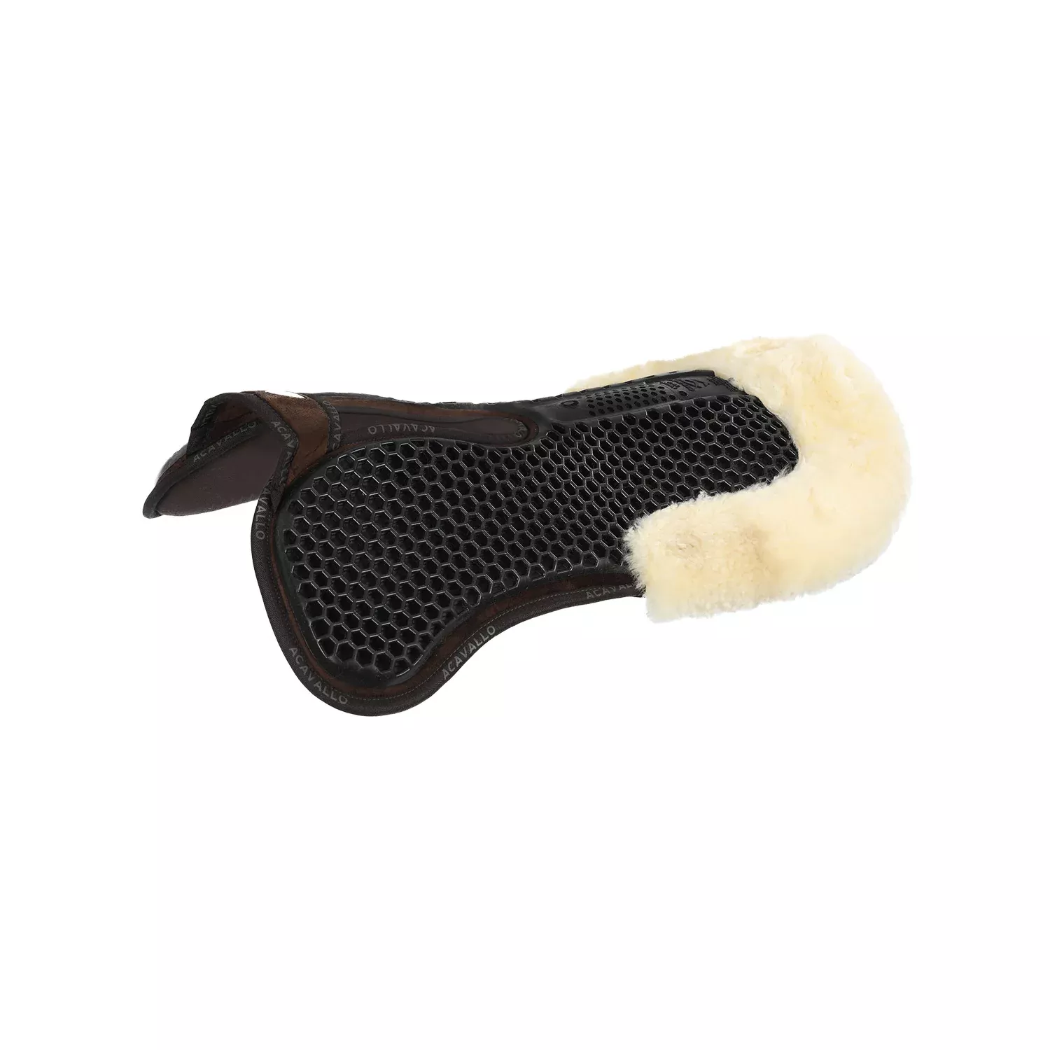 Withers Free Hexagonal Soft Gel Pad with Memory Foam & Rear Sheepskin Edge