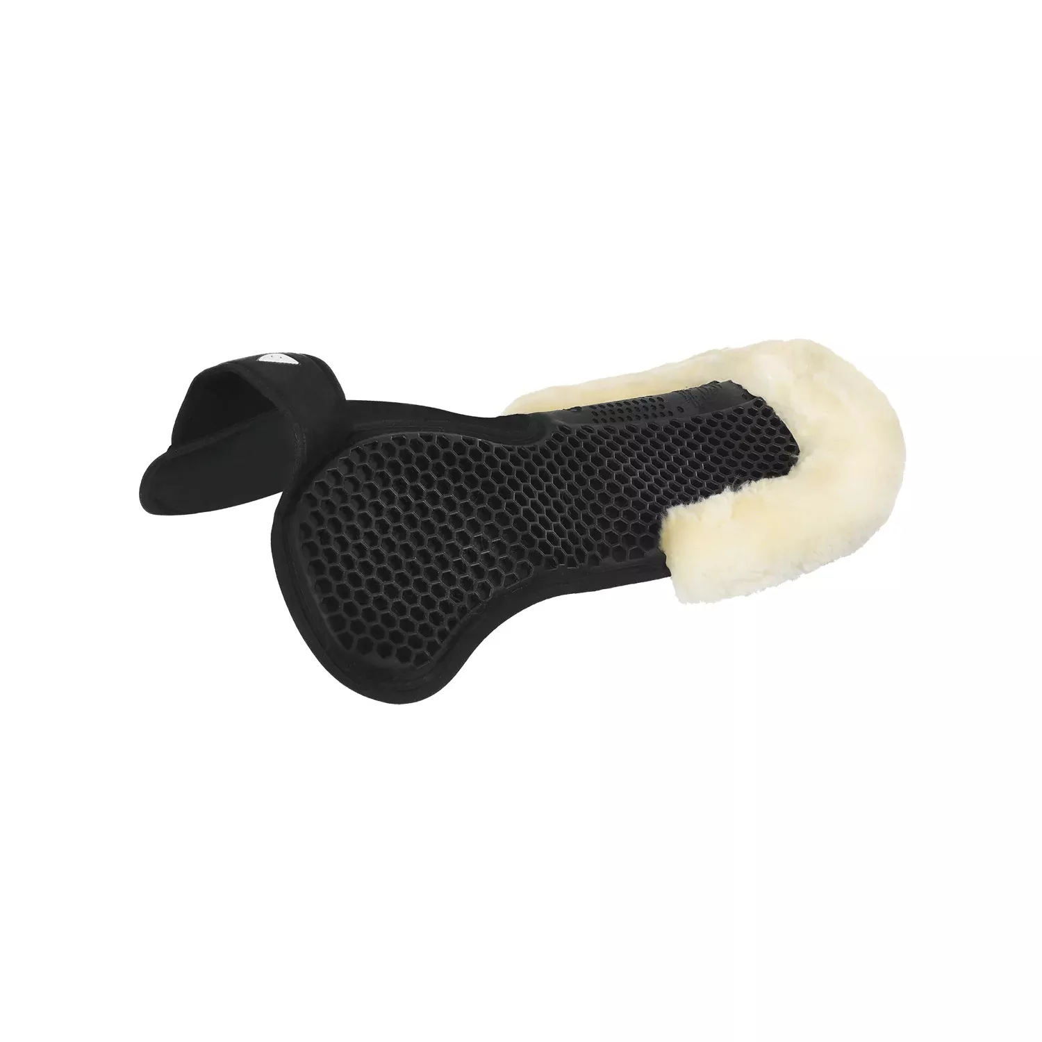 Withers Free Hexagonal Soft Gel Pad with Micropile & Rear Sheepskin Edge