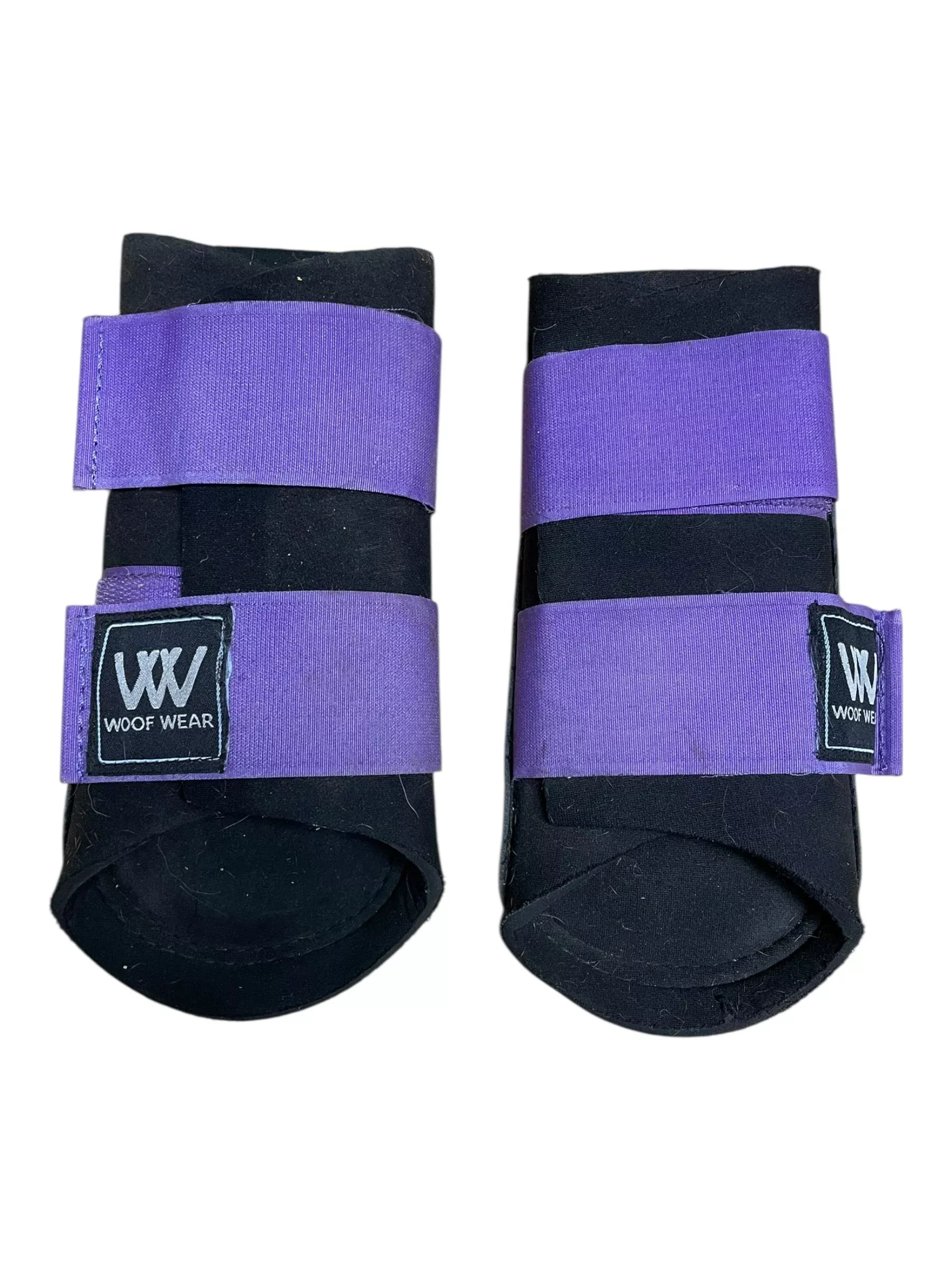 WoofWear Brush Boots *Pair* - Black/Purple - M - USED