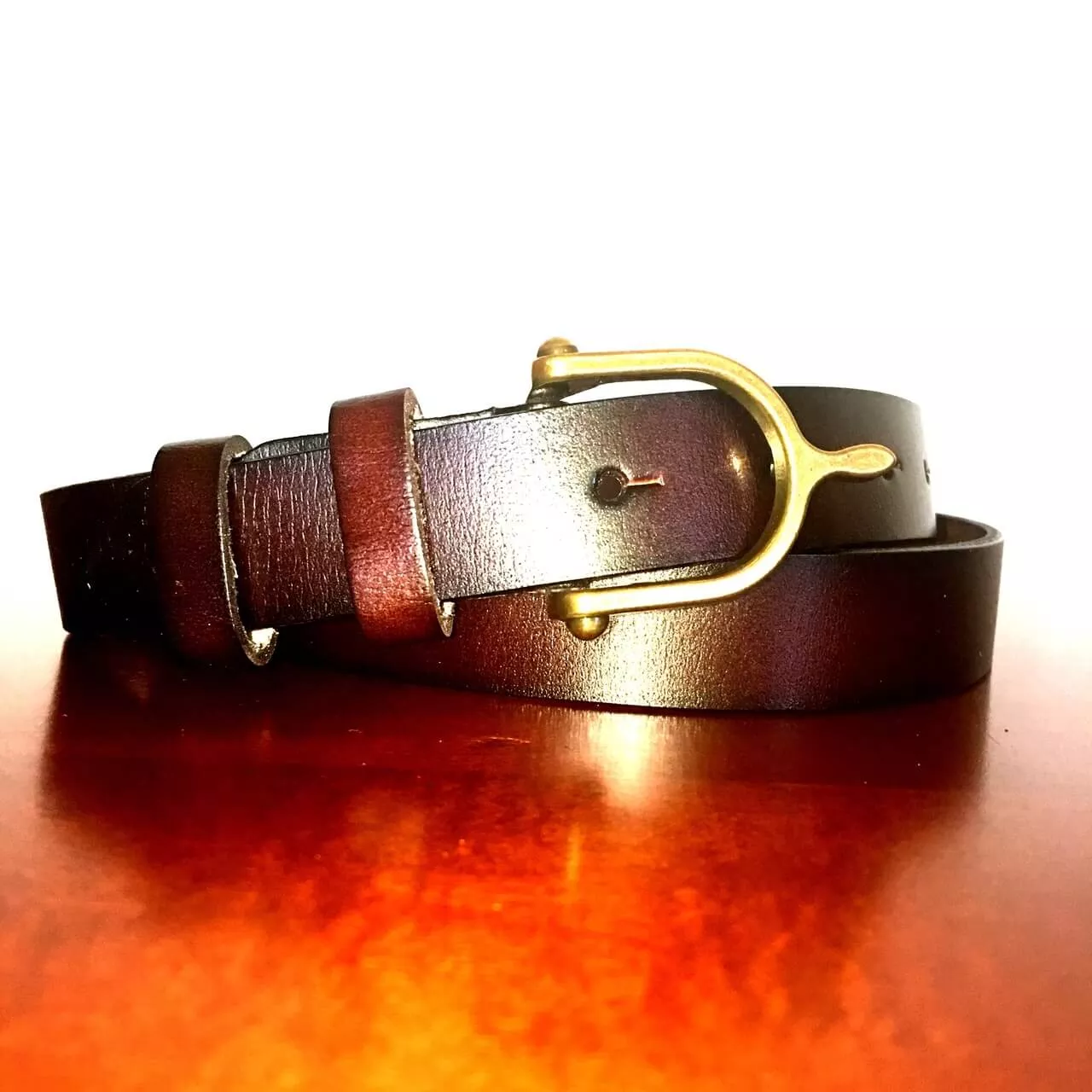 WOW Spur Buckle Leather Belt